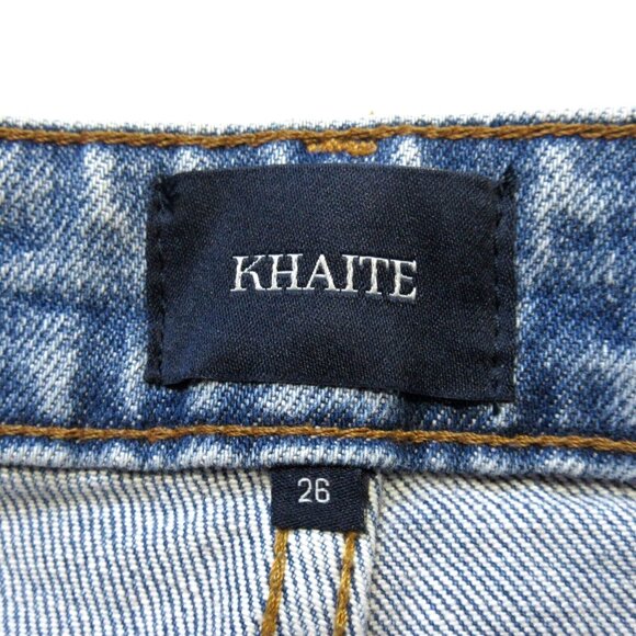 NWT Khaite Danielle in Bryce High Rise Slim Fit Straight Leg Jeans 26 - Picture 4 of 6